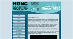 Desktop Screenshot of honcmarine.com